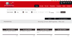 Desktop Screenshot of premierlevante.com